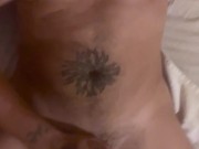 I fuck my ass with big white dildo and masturbate while in prison cell