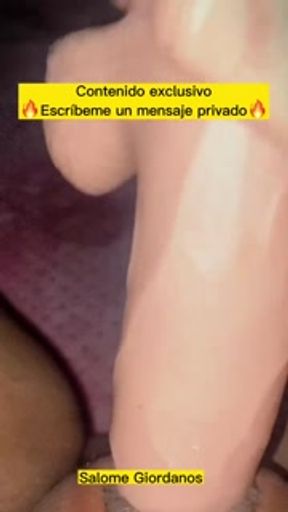 Rica Penetración vaginal con rico Dildo en mi Ass