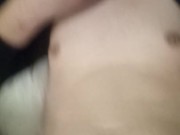 Me Naked Surveying My Post-Orgasm Drying Cumshots