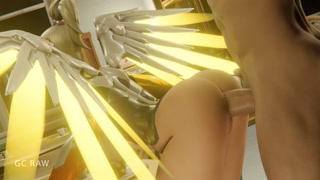 Mercy Spread his Wings for Doggy Style Sex with Big Dick Dude. GCRaw. Overwatch