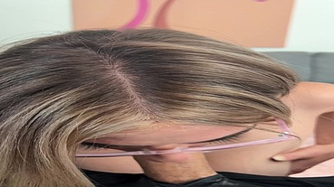 Blonde Busty Teen Graycee Baybee Sucks Me Off on Break from Filming
