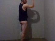 Trying Clothes; Playing, Dressing And Undressing - Tank Top pt 2