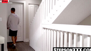 Step-Daddy's Boy" - Stepfather And Son Fucked By Older Man In Threesome Action!
