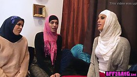 Muslim teen bride & BFFs get wild with BBC at bachelor party