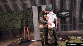 ”Felix Harris savors Sergeant Joris Leonard dick as punishment”