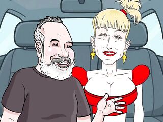 Ted's ride in toon