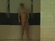 Risky full naked in hotel pool