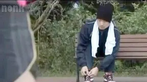 MILF Jogger Desperately Takes a Hard Dick Outdoors