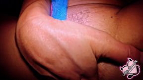 Milfy The Clown goes wild with her dildo! Clown Porn