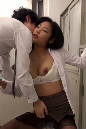 New Hire Surrounded - a Senior Coworker Quietly Handles His Reaction Under the Desk - Scene4