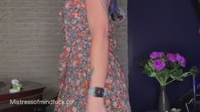 Chastity Tease - FemDom Goddess Mistress BadBitch seduces your caged cock with edging frustration, cruel tease, and orgasm denial