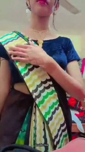 Indian woman in sari
