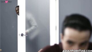 MILF teacher Lauren Phillips is stretched by student and BBC monster