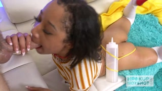 Petite Slut Alicia Reign Hooks Up With Bryan Gozzling!