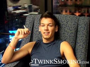 Hottie Jordan solo hardcore jerking and smoking