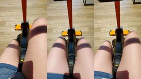 l est go faire du velo ! t aime bien la vue mon chou ?