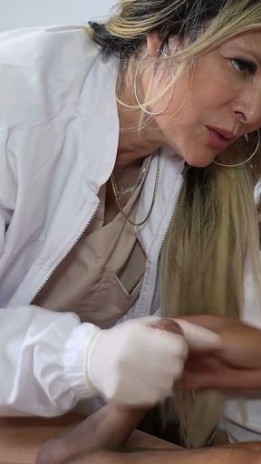 A Busty Doctor Fucks Her Patient Without His Wife Finding Out - Monique Fuentes & Markus Brown