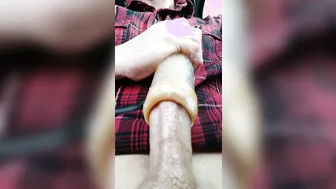 Venus Milking Machine Pumps Thick Cock Until Messy Cumshot