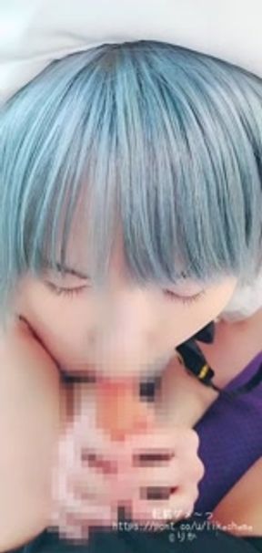 [intro] VTuber Nazuna I begged a cosplayer to give a blowjob during a movie shoot at a seaside hotel