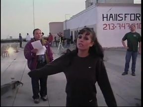This nasty little whore fucks and suck all the way by her master