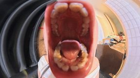 The Double Judgment of the Giantess MARTINA - Her Large Mouth and Dirty Feetpov