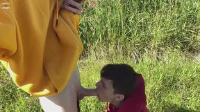 Teen Gays Matty and Aiden have fun outdoors