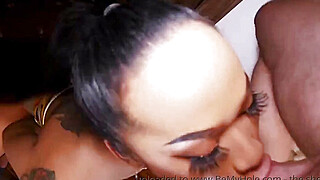Perfect asian ladyboy gets her ass barebacked POV style