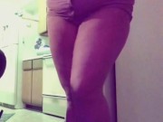 Dancing in my little dress and giving you pov face sitting upskirt