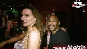 Real German couples share and fuck in amateur swinger club