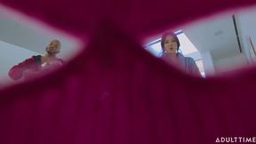 ”Tranny Korra Del Rio seduced by the house owners Dillon Diaz & Charlotte Sins”