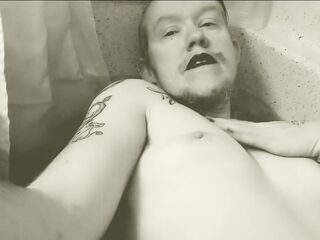 Kinky Silent Film Solo Retro Style FTM Dominatrix-bitch