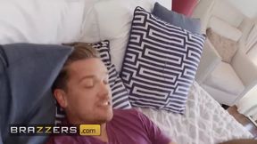 Brunette Barbie Crystal wants to share Kyle Mason's big dick with ebony Lily Starfire