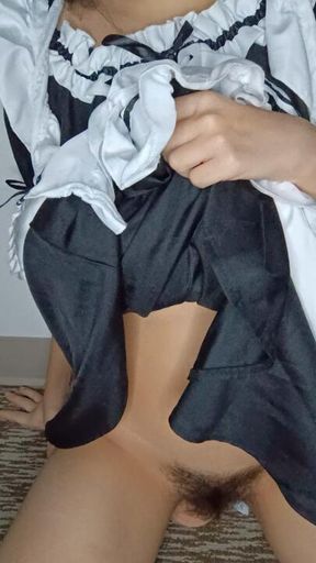 Naughty Maid Rides Her Toy