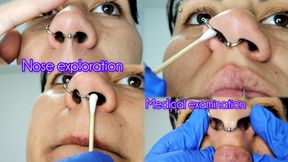 Nose exploration - Medical examination - Nose Fetish