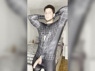 My Big Cock Cums With No Touch With Spiderman Suit