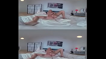 Sultry Cock Sucker: Blonde Russian Babe Swallows Cum in POV