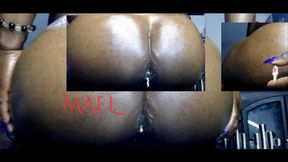 Oily Anal-Fyxiation : Giant Ass Smothering Against Tiny Slut