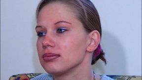 newbie lena shows off her big natural tits in private casting