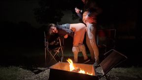 Camping Sex And Trying To Get Caught