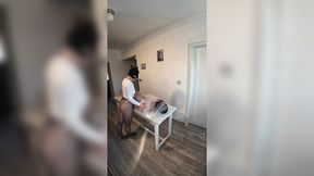 Intimate Breathplay on the Bed