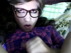 Crossdresser Paulina Doll's Solo Self-Facial