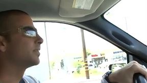 You'll enjoy watching her lover when he bends her over and gives you a close up of him