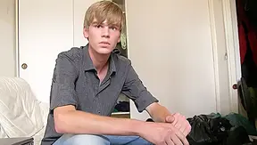 Hungry Young Stud Takes Huge Load Face — Pleads for More Hard Cock – Debt Dandy 18+