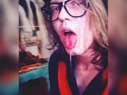 Hattabi4ik Cute Trap Let His Sperm With Saliva