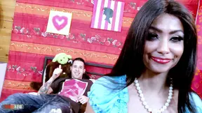 White dude explores passion with hairy Arab beauty Ivannah