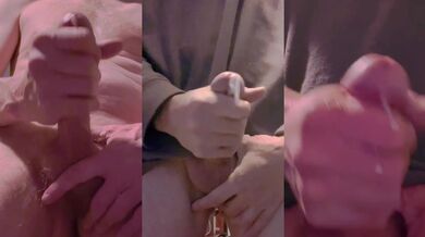 BWC compilation close up regular & slow motion huge cumshot