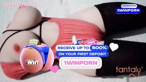 Asian babe with big boobs gives alluring lesbian sex with squirting