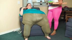 Tiffany is Fattened Until She's Immobile by Caramel Vixen *MP4*