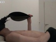 Jerking with rebreather bag rubber gas mask breathplay wetsuiterest