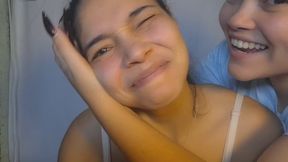 My face, his ice cream.